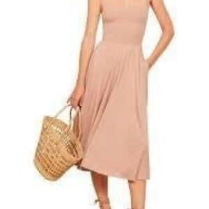 Reformation Fit & Flare Tencel Dress